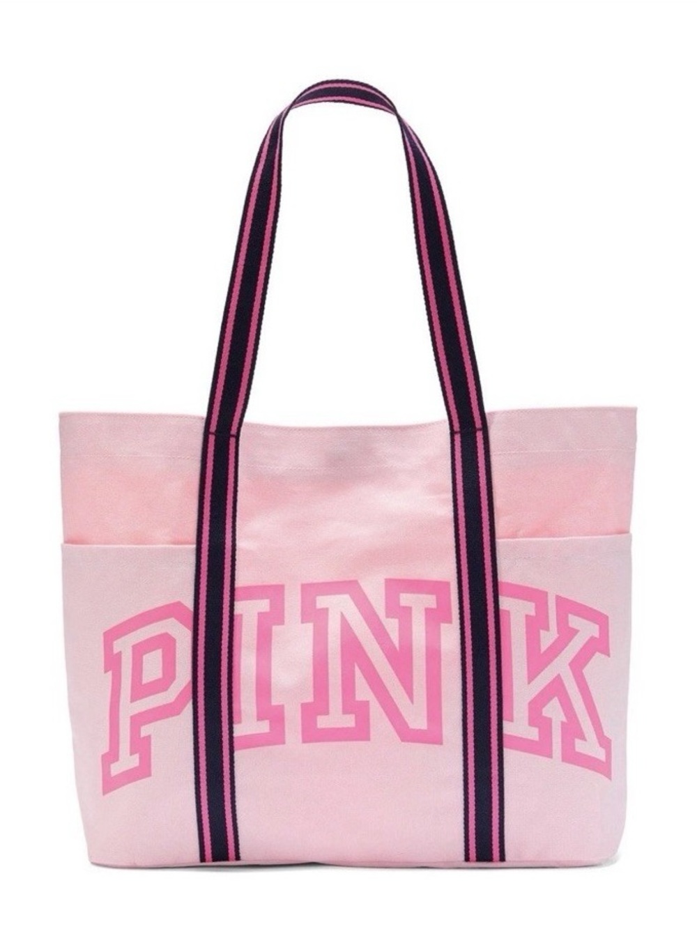 Victoria's Secret PINK Summer 2026 Canvas Logo Tote Bag New Release NWT